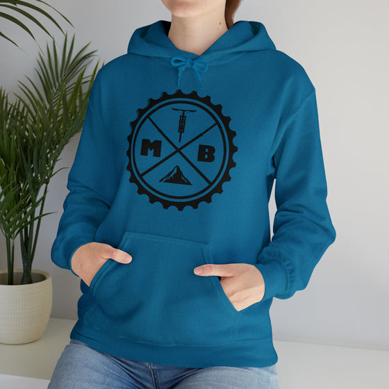 Bike Sweatshirt | MTB Mountain Bike X Rides | Unisex Hooded Hoodie Sweatshirt