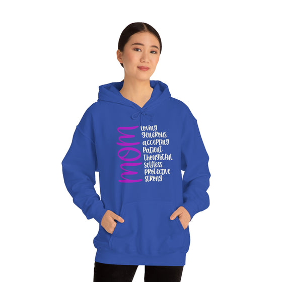 Chill Stitch – Mom Descriptions Flow - Unisex Hooded Hoodie Sweatshirt – Embrace Your Vibe