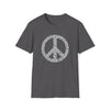 Abstract Shirt | War Peace Symbol Machine | Abstract Unisex Soft Style Tee T-Shirt