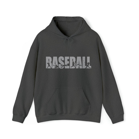 Baseball Silhouette Sport | Unisex Hooded Hoodie Sweatshirt | Embrace Your Vibe
