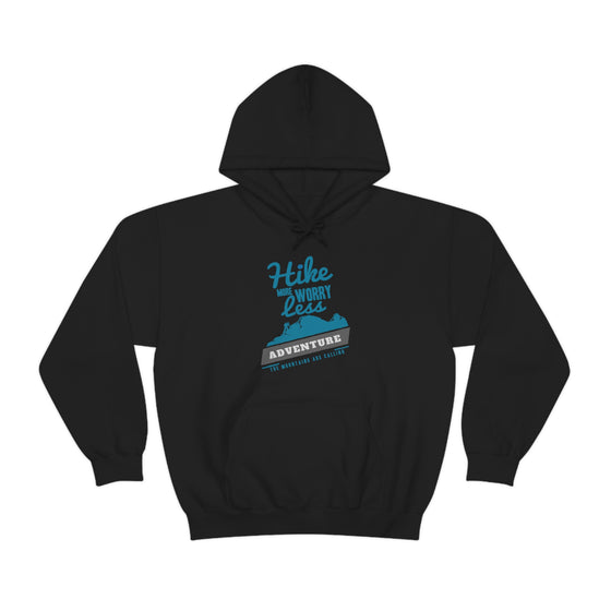 Chill Stitch – Hike More Worry Less - Unisex Hooded Hoodie Sweatshirt – Embrace Your Vibe