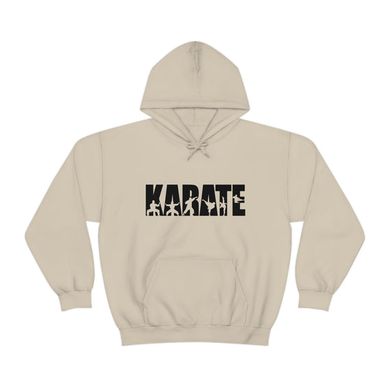 Chill Stitch – Karate Sport - Unisex Hooded Hoodie Sweatshirt – Embrace Your Vibe