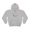 Chill Stitch – Peace Sign Color Splat - Unisex Hooded Hoodie Sweatshirt – Embrace Your Vibe