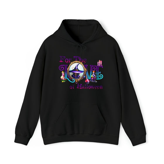 Halloween Sweatshirt |For The Love Of Halloween | Unisex Hooded Hoodie Sweatshirt
