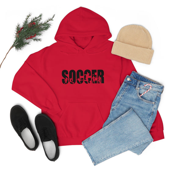 Chill Stitch – Soccer Sport - Unisex Hooded Hoodie Sweatshirt – Embrace Your Vibe