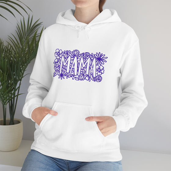 Flower Lattice Mama Sweatshirt | Unisex Hooded Hoodie Sweatshirt