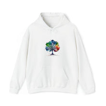  Lake Hoodie | Tree of Life Watercolor Color Burst V3 | Unisex Hooded Hoodie Sweatshirt