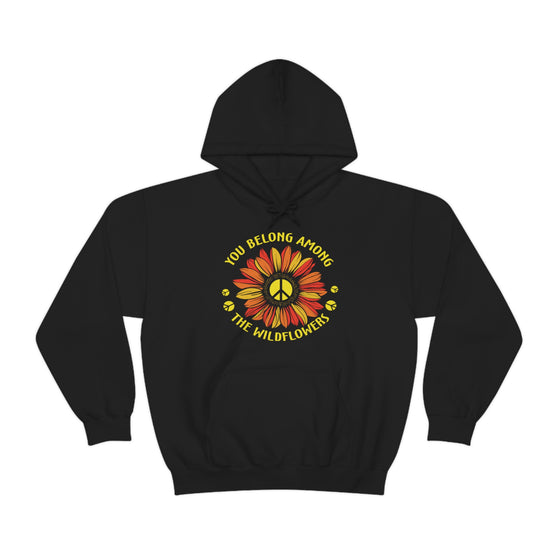 Among Wildflowers | Unisex Hooded Sweatshirt | Embrace Your Vibe