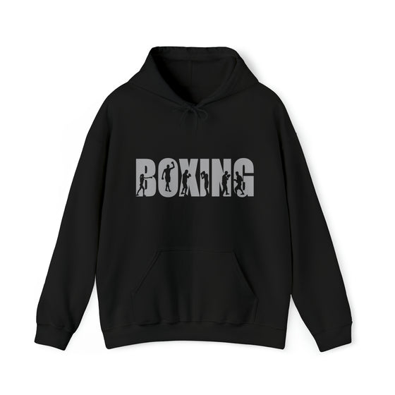 Boxing Silhouette Sport | Unisex Hooded Hoodie Sweatshirt | Embrace Your Vibe