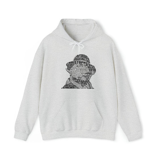 Notorious Big Rapper | Unisex Hooded Hoodie Sweatshirt  | Calligram Word Design