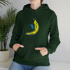 Banana Skateboard Skateboarding | Abstract | Minimalist | Modern | Unisex Hooded Hoodie Sweatshirt | Embrace Your Vibe