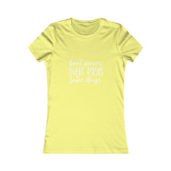 Beach Lake Life Sun Rays | Women’s Bella Canvas T-shirt | Unisex Soft Style Tee T-Shirt | Embrace Your Vibe