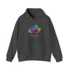 Hippie Sweatshirt | Tree of Life Watercolor Flowing Color V2 | Unisex Hooded Hoodie Sweatshirt