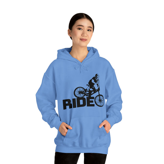 Bike Sweatshirt | MTB Mountain Bike Ride Biking | Unisex Hooded Hoodie Sweatshirt