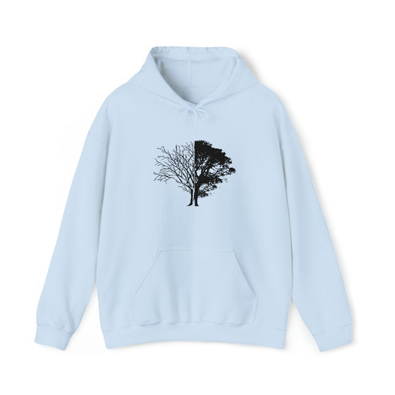 Tree Life Sweatshirt | Life And Death Tree | Abstract Unisex Hooded Hoodie Sweatshirt