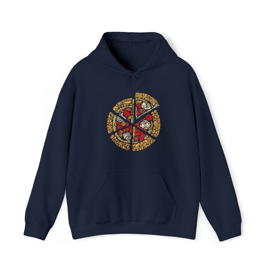 Pizza Slices Foodie Sweatshirt | Abstract Unisex Hooded Hoodie Sweatshirt