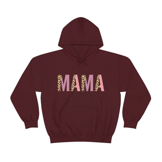 Chill Stitch – Mama Leopard - Unisex Hooded Hoodie Sweatshirt – Embrace Your Vibe