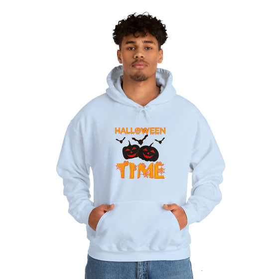 Halloween Sweatshirt | Pumpkin Time | Unisex Hooded Hoodie Sweatshirt | Embrace Your Vibe