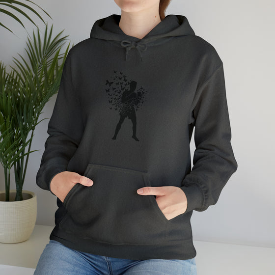 Float Like Butterfly Sting Like Bee Sweatshirt | Abstract Unisex Hooded Hoodie Sweatshirt