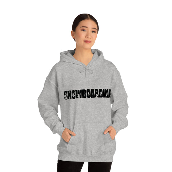 Chill Stitch – Snowboarding Sport - Unisex Hooded Hoodie Sweatshirt – Embrace Your Vibe