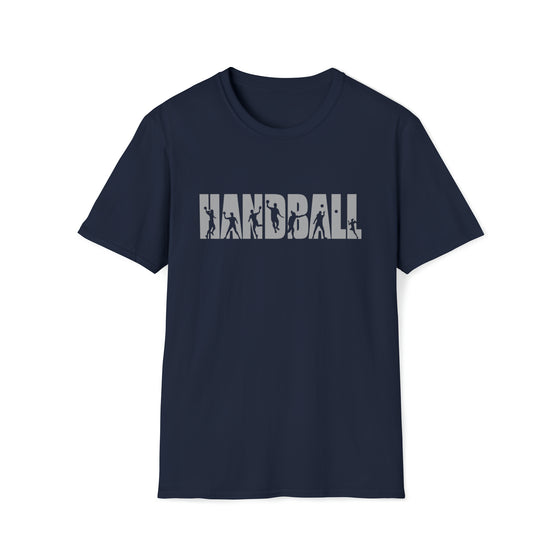 Handball Shirt | Sport Athlete Silhouettes | Unisex Soft Style T-Shirt