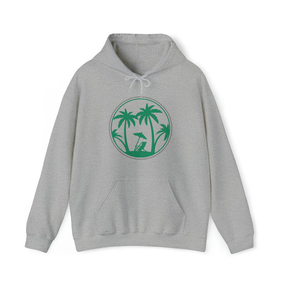 Beach Sweatshirt | Tree of Life Palm Beach | Unisex Hooded Hoodie Sweatshirt