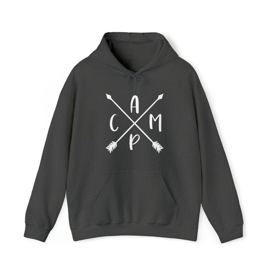 Camp Arrows Camping Beach Life | Unisex Hooded Hoodie Sweatshirt | Chill Stitch Clothing