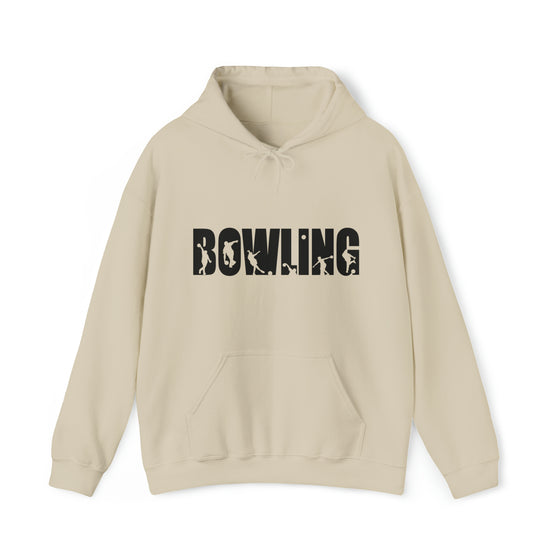 Bowling Silhouette Sport | Unisex Hooded Hoodie Sweatshirt | Embrace Your Vibe