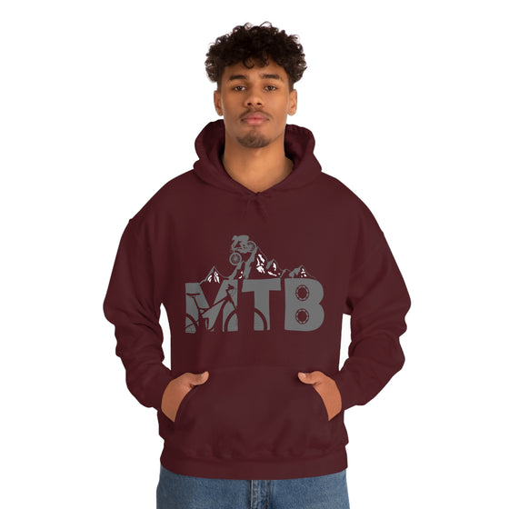 Chill Stitch – MTB Mountain Bike Mountains - Unisex Hooded Hoodie Sweatshirt – Embrace Your Vibe