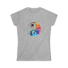 Yoga Shirt | Watercolor Yin Yang Symbol V2 | T-Shirt Women's Soft style Tee