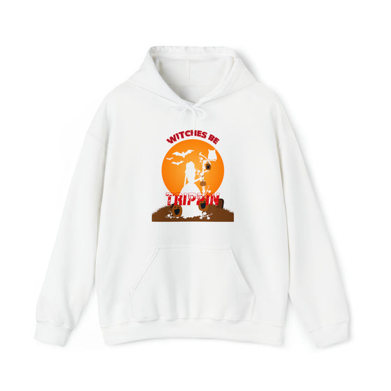 Halloween Sweatshirt | Witches Be Tripping | Unisex Hooded Hoodie Sweatshirt