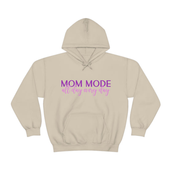 Chill Stitch – Mom Mode All Day - Unisex Hooded Hoodie Sweatshirt – Embrace Your Vibe