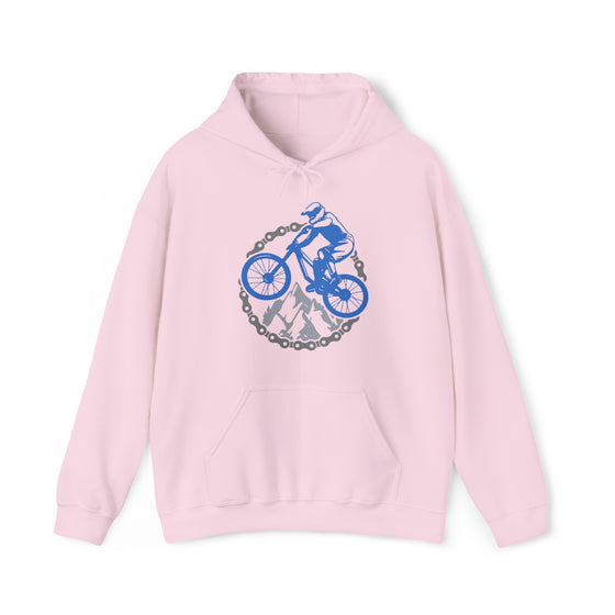 Bike Sweatshirt | MTB Chain Mountain Bike Biking | Unisex Hooded Hoodie Sweatshirt