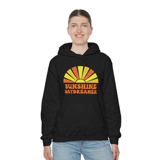 Chill Stitch – Sunshine Day Dreamer - Unisex Hooded Hoodie Sweatshirt – Embrace Your Vibe