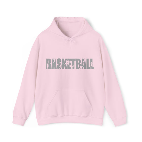 Basketball B-Ball Silhouette Sport | Unisex Hooded Hoodie Sweatshirt | Embrace Your Vibe