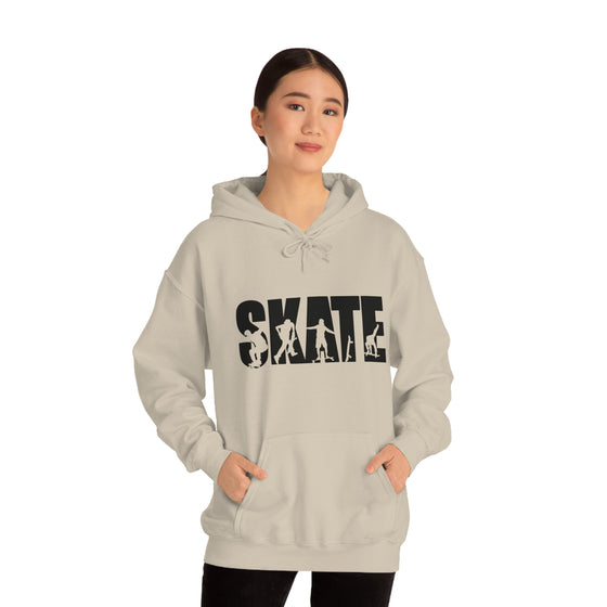 Chill Stitch – Skate Boarding Sport - Unisex Hooded Hoodie Sweatshirt – Embrace Your Vibe