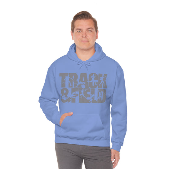 Chill Stitch – Track & Field Sport - Unisex Hooded Hoodie Sweatshirt – Embrace Your Vibe