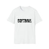 Softball Shirt | Softball Athlete Silhouettes | Unisex Soft Style T-Shirt Tee