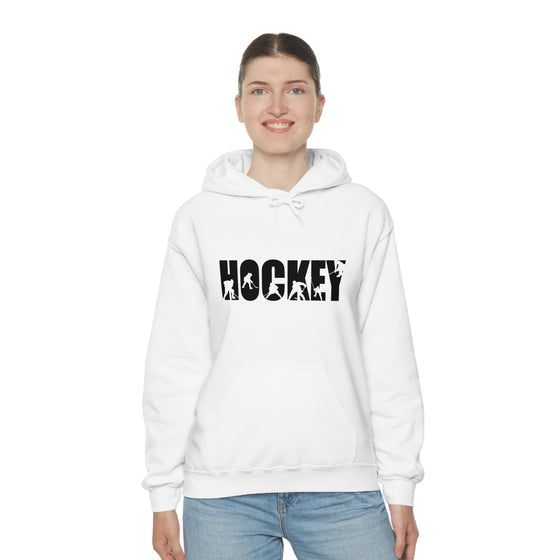 Chill Stitch – Hockey Sport - Unisex Hooded Hoodie Sweatshirt – Embrace Your Vibe