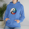 Yoga Hoodie | Yin Yang Sign V2 Watercolor | Unisex Hooded Hoodie Sweatshirt