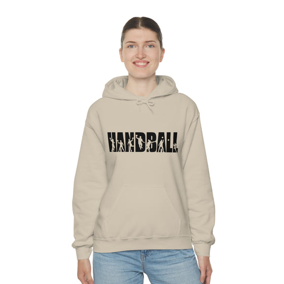 Chill Stitch – Handball Sport - Unisex Hooded Hoodie Sweatshirt – Embrace Your Vibe