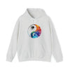 Yoga Hoodie | Yin Yang Sign V1 Watercolor | Unisex Hooded Hoodie Sweatshirt