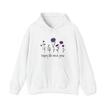  Teacher Life Sweatshirt | Teaching Little Minds Grow Flowers | Unisex Hooded Hoodie Sweatshirt