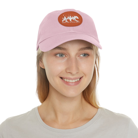 Bear Scenic Route Leather Patch Baseball Cap | Embrace Your Vibe