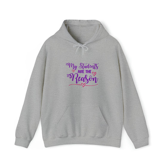 Teacher Sweatshirt | Students Are Reason | Unisex Hooded Hoodie Sweatshirt