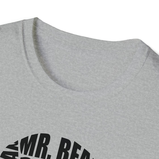 Mr Bean Comedian | Unisex Soft Style Tee T-Shirt  | Calligram Word Design