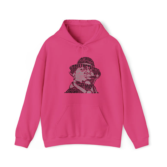 Notorious Big Rapper | Unisex Hooded Hoodie Sweatshirt  | Calligram Word Design