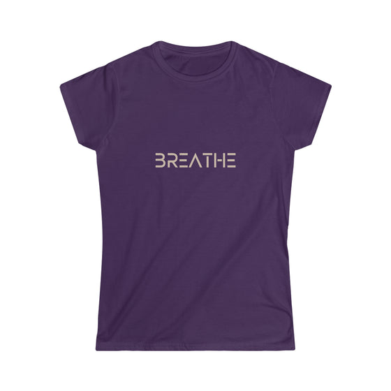Breath Yoga Meditation Life | T-Shirt - Women's Soft style Tee | Embrace Your Vibe