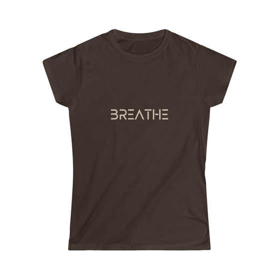 Breath Yoga Meditation Life | T-Shirt - Women's Soft style Tee | Embrace Your Vibe
