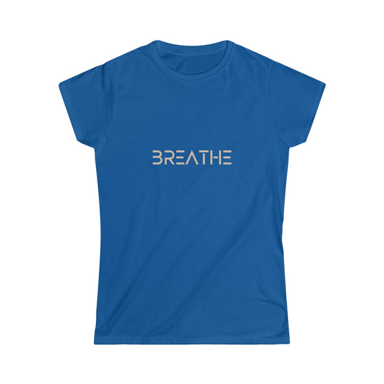 Breath Yoga Meditation Life | T-Shirt - Women's Soft style Tee | Embrace Your Vibe